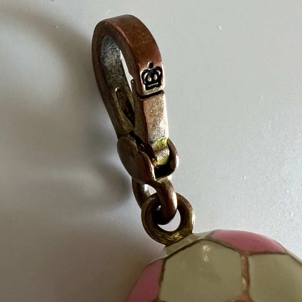 Juicy Couture Pink & Gold Soccer Charm - Picture 11 of 12